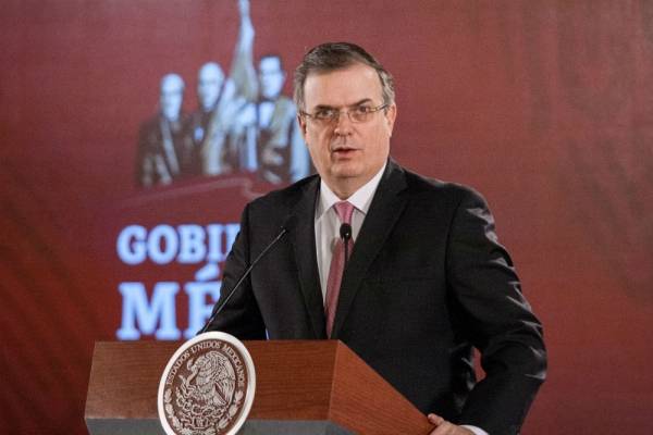 Canciller de Relaciones Exteriores de México Ebrard