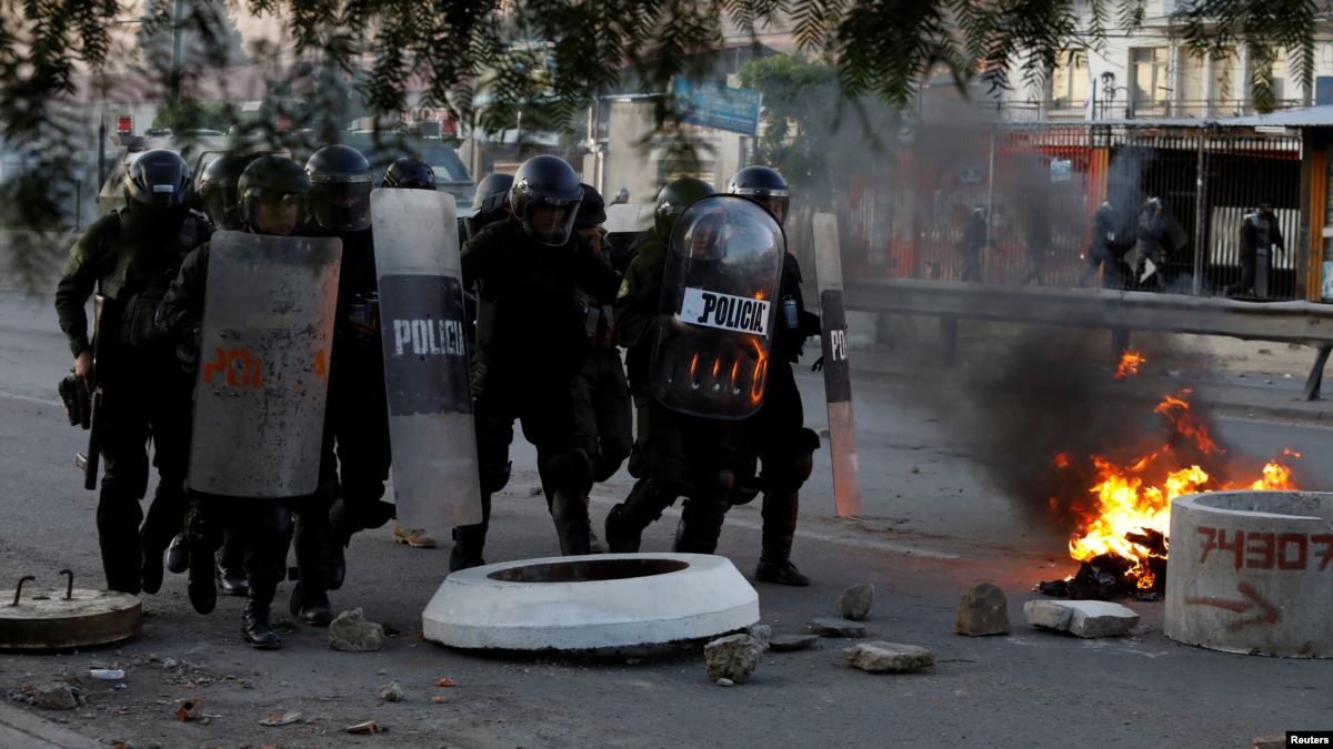 Disturbios en Bolivia