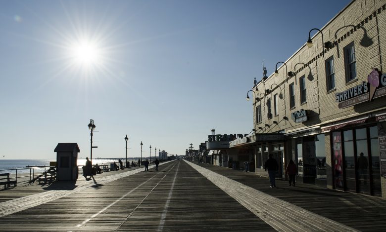 Ocean City en Nueva Jersey, las playas cerradas por la pandemia