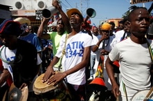 Barricades burn in Haiti in protest against President Jovenel Moise